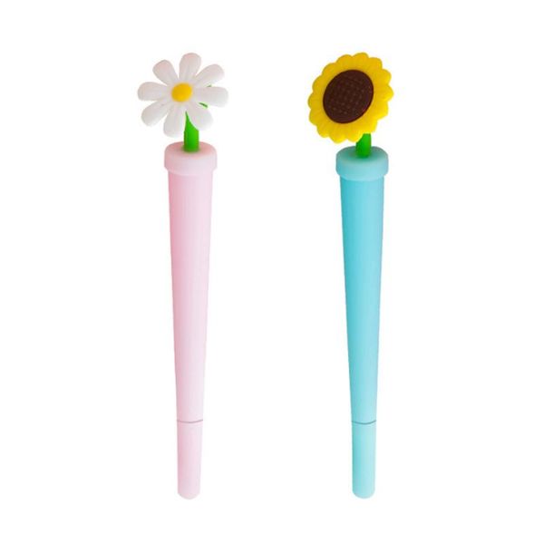 gel pens 1pcs creative cartoon cute sunflower shape pen student 0.5mm silicone stationery gift office and school supplies
gel pens 1pcs creative cartoon cute sunflower shape pen student 0.5mm silicone stationery gift office and school supplies