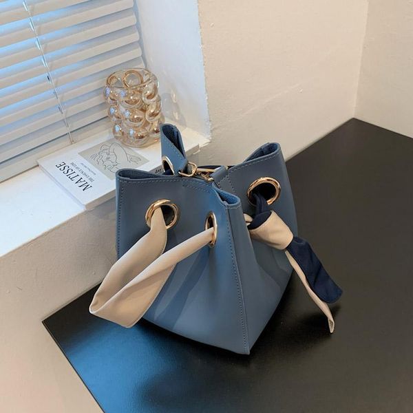 evening bags luxury silk scarf drawstring bucket bag women's shoulder pu leather crossbody designer handbag and purse female clutchs
evening bags luxury silk scarf drawstring bucket bag women's shoulder pu leather crossbody designer handbag and purse female clutchs