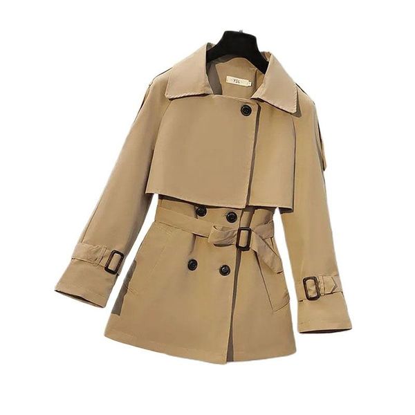 women's trench coats springautumn women jacket windbreaker female coat korean version loose all-match short overcoat r1477, Tan;black
women's trench coats springautumn women jacket windbreaker female coat korean version loose all-match short overcoat r1477, Tan;black