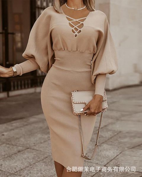 casual dresses spring and autumn european american women's british pure color high waist long sleeve knit dress, elegant dress, Black;gray
casual dresses spring and autumn european american women's british pure color high waist long sleeve knit dress, elegant dress, Black;gray