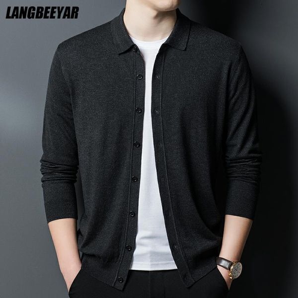 men's sweaters autum winter brand fashion knit button cardigan lapel korean men sweater casual solid coats jacket clothes, White;black
men's sweaters autum winter brand fashion knit button cardigan lapel korean men sweater casual solid coats jacket clothes, White;black