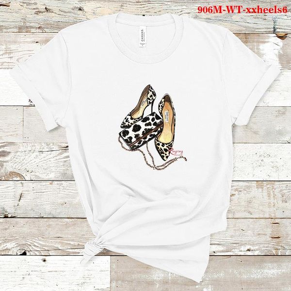 women's t-shirt leopard high-heeled backpack t shrits women clothing harajuku womens streetwear oversized shirt aesthetic funny tshirt, White
women's t-shirt leopard high-heeled backpack t shrits women clothing harajuku womens streetwear oversized shirt aesthetic funny tshirt, White