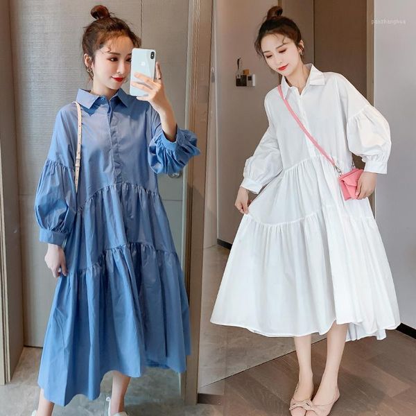 korean version french solid color pregnant women maternity clothes easy matching loose stylish dress mom dresses1, White
korean version french solid color pregnant women maternity clothes easy matching loose stylish dress mom dresses1, White