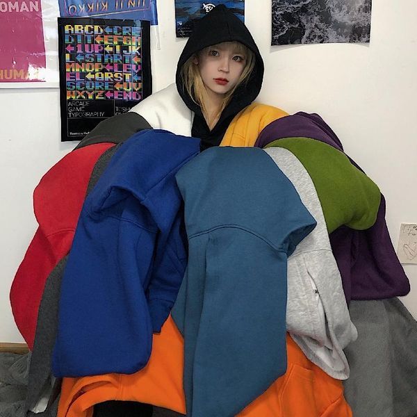 women's hoodies & sweatshirts ins harajuku style loose hooded pullovers casual thick clothing fashion brand hipster ladies, Black
women's hoodies & sweatshirts ins harajuku style loose hooded pullovers casual thick clothing fashion brand hipster ladies, Black