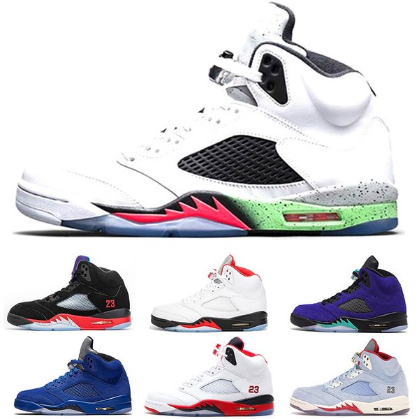 2021 new men 5 basketball shoes 5s alternate grape blue suede fire red international flight laney royal metallic silver oreo space jam sneak, White;red
2021 new men 5 basketball shoes 5s alternate grape blue suede fire red international flight laney royal metallic silver oreo space jam sneak, White;red