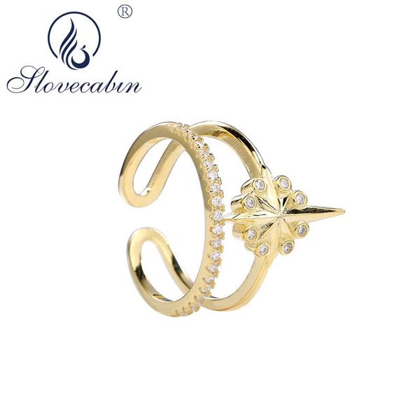cluster rings slovecabin christmas gift i925 sterling silver starburst adjustable for women femme bague cz wedding fine jewelry making, Golden;silver
cluster rings slovecabin christmas gift i925 sterling silver starburst adjustable for women femme bague cz wedding fine jewelry making, Golden;silver