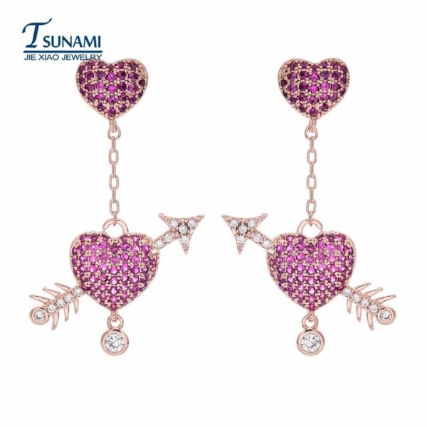 exaggerated heart-shaped zircon earrings rose gold earrings for women's wedding parties er-087, Golden;silver
exaggerated heart-shaped zircon earrings rose gold earrings for women's wedding parties er-087, Golden;silver