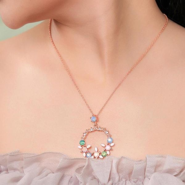 pendant necklaces enamel glazed necklace feminine temperament small fresh flowers fashion short clavicle chain jewelry, Silver
pendant necklaces enamel glazed necklace feminine temperament small fresh flowers fashion short clavicle chain jewelry, Silver