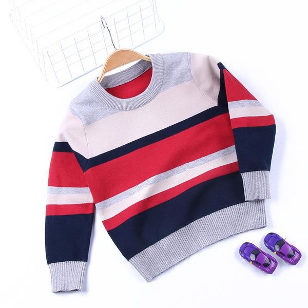 2-7t toddler kid baby boy clothes autumn winter warm sweater long sleeve striped knitted pullover cute sweet outfit, Blue
2-7t toddler kid baby boy clothes autumn winter warm sweater long sleeve striped knitted pullover cute sweet outfit, Blue