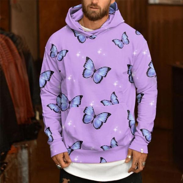men's hoodies & sweatshirts 2021 hooded sweatshirt butterflie print pocket pullover hoodie autumn long sleeve men streetwear for date, Black
men's hoodies & sweatshirts 2021 hooded sweatshirt butterflie print pocket pullover hoodie autumn long sleeve men streetwear for date, Black