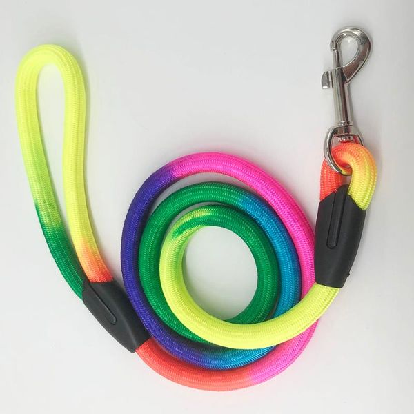 dog collars & leashes nylon rainbow 120cm pet lead walking training leash cats dogs harness collar strap belt rope 
dog collars & leashes nylon rainbow 120cm pet lead walking training leash cats dogs harness collar strap belt rope