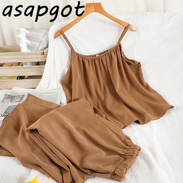 matching sets pant camisole short + loose straight chiffon wide leg pants summer fashion casual retro korean women's two piece, White
matching sets pant camisole short + loose straight chiffon wide leg pants summer fashion casual retro korean women's two piece, White