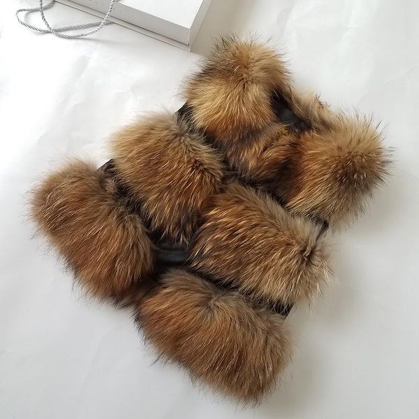 women's fur & faux fashion short women genuine mink vest waistcoat three layers sleeveless gilet winter elegant, Black
women's fur & faux fashion short women genuine mink vest waistcoat three layers sleeveless gilet winter elegant, Black