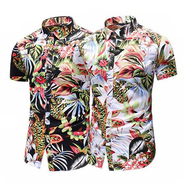 2021 summer shirt for men youth fashion casual print shirt cardigan lapel short sleeve shirts slim fit blouse clothes, White;black
2021 summer shirt for men youth fashion casual print shirt cardigan lapel short sleeve shirts slim fit blouse clothes, White;black