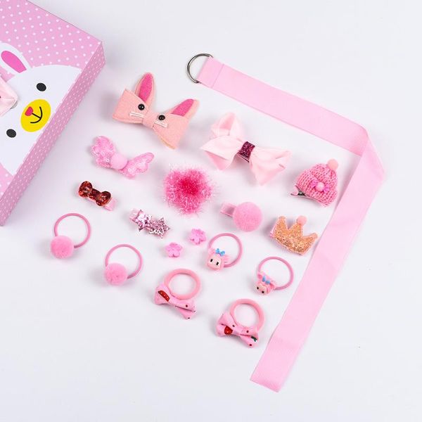 hair accessories 18 pcs/box children set cute cartoon pink hairpin headwear bow flower girls band baby clips box, Slivery;white
hair accessories 18 pcs/box children set cute cartoon pink hairpin headwear bow flower girls band baby clips box, Slivery;white