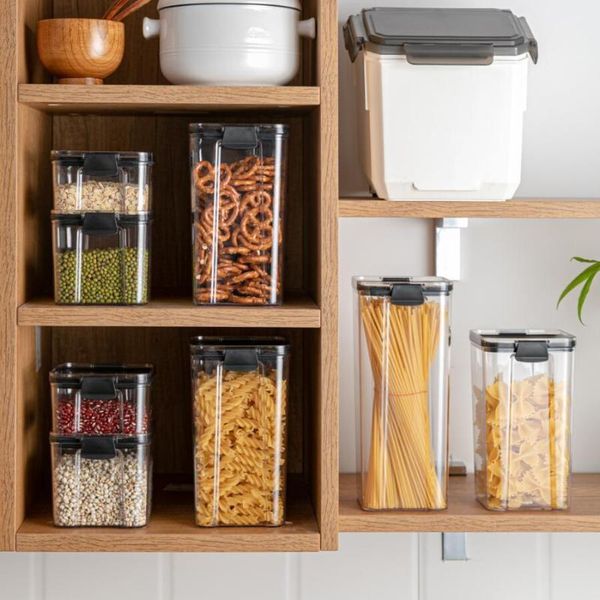 storage box containers for set square transparent sealed kitchen grain tank snack dried ducts bottles & jars
storage box containers for set square transparent sealed kitchen grain tank snack dried ducts bottles & jars