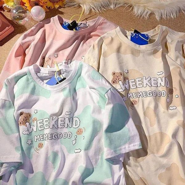women's t-shirt summer 2021 harajuku korean version of loose short-sleeved female students style couple half-sleeved top, White
women's t-shirt summer 2021 harajuku korean version of loose short-sleeved female students style couple half-sleeved top, White