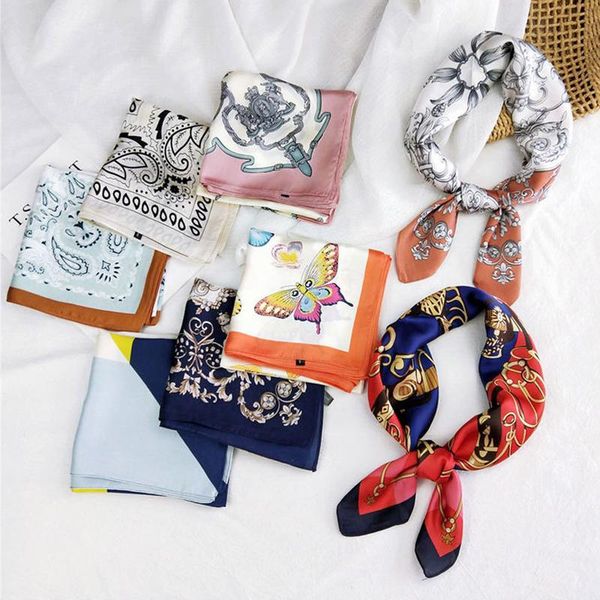 scarves moribty 70cm women silk square scarf bandanas spring-summer luxury bufandas neckerchief ties foulard hair ribbon headscarf, Blue;gray
scarves moribty 70cm women silk square scarf bandanas spring-summer luxury bufandas neckerchief ties foulard hair ribbon headscarf, Blue;gray