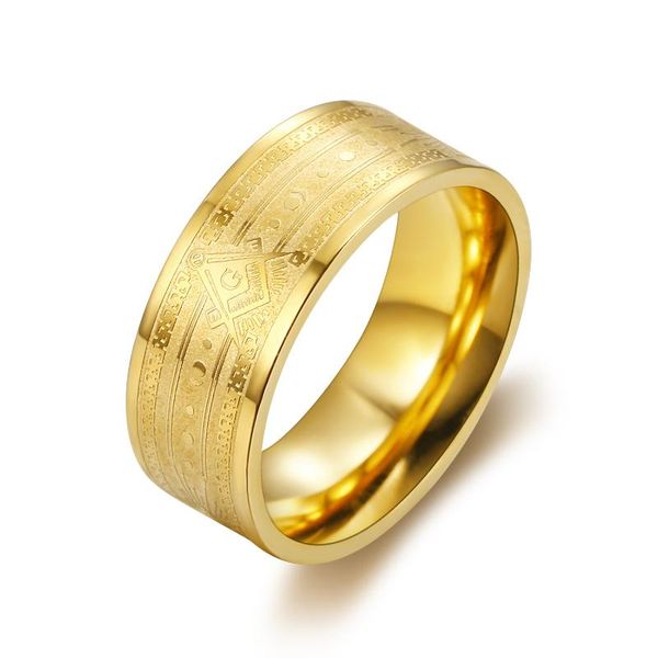 cluster rings men's 316l stainless steel simple punk hip hop shaped gold color tone mason finger ring masonic hiphop jewelry, Golden;silver
cluster rings men's 316l stainless steel simple punk hip hop shaped gold color tone mason finger ring masonic hiphop jewelry, Golden;silver