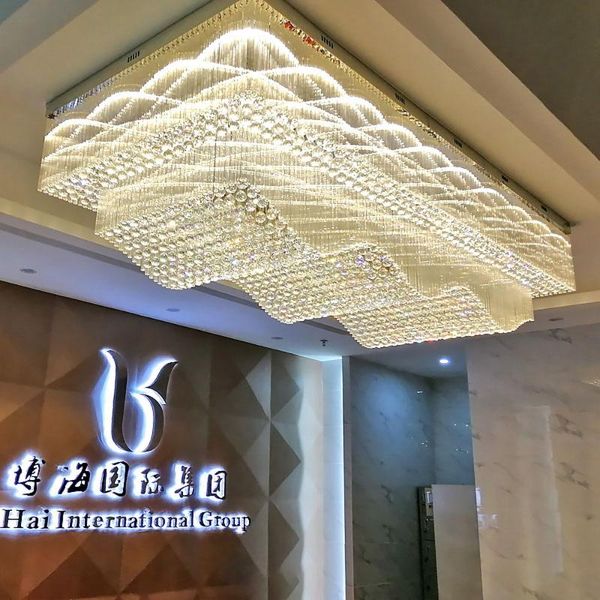 chandeliers large crystal ceiling chandelier modern foyer lights ac110v 220v luxury luminaire plafonnier cristal el lobby
chandeliers large crystal ceiling chandelier modern foyer lights ac110v 220v luxury luminaire plafonnier cristal el lobby