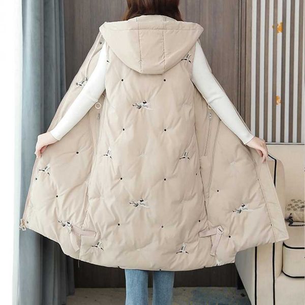 5xl plus size sleeveless long vests for women winter oversized black jacket warm down coat female clothing 211120, Black;white
5xl plus size sleeveless long vests for women winter oversized black jacket warm down coat female clothing 211120, Black;white