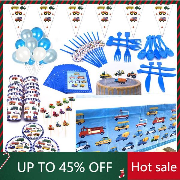 disposable dinnerware kids favors construction engineering vehicles theme birthday party supplies plates cups flags napkin straws tableware
disposable dinnerware kids favors construction engineering vehicles theme birthday party supplies plates cups flags napkin straws tableware
