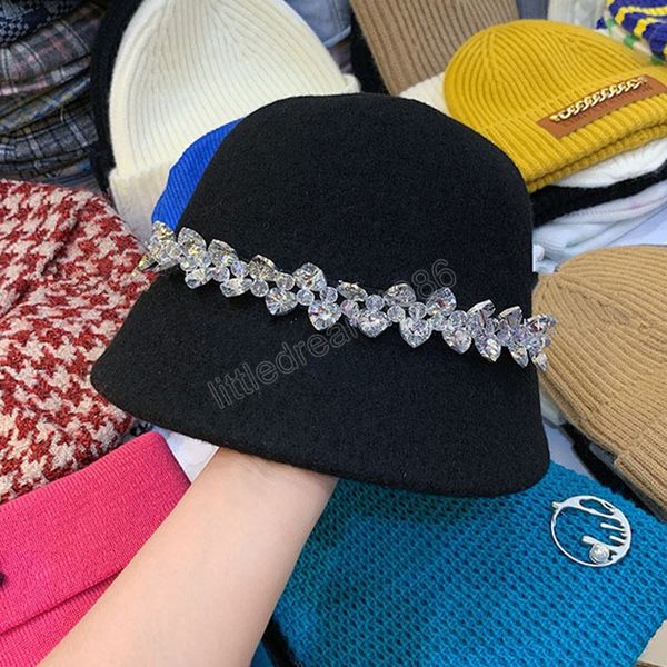 autumn winter wool crystal flower ribbon lady bucket cap women fisherman caps, Blue;gray
autumn winter wool crystal flower ribbon lady bucket cap women fisherman caps, Blue;gray