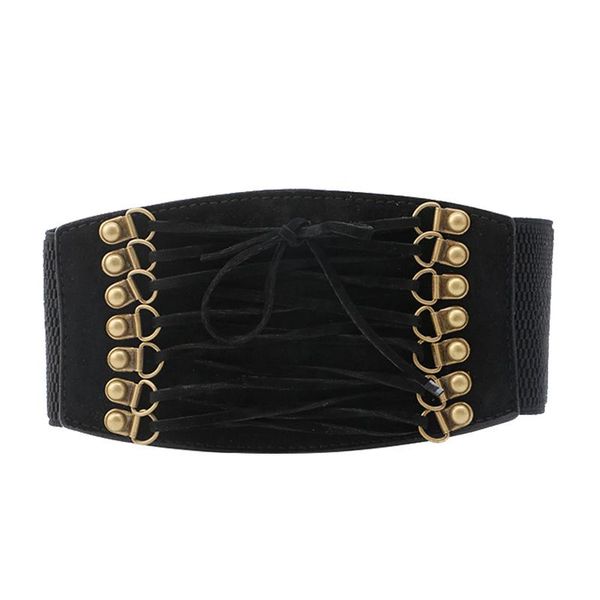 belts 67jf women elastic buckle wide/tassel waistband retro lady corset stretch waist belt, Black;brown
belts 67jf women elastic buckle wide/tassel waistband retro lady corset stretch waist belt, Black;brown