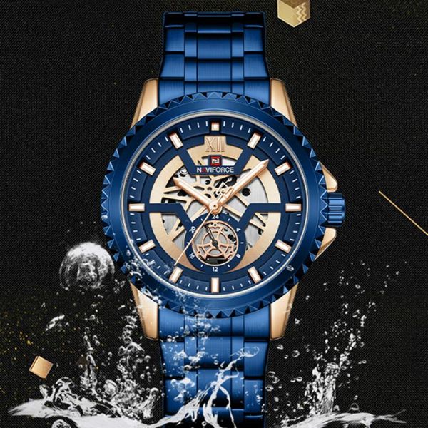 wristwatches naviforce brand mens sport watch male full steel quartz watches men 24hour waterproof military clock relogio masculino, Slivery;brown
wristwatches naviforce brand mens sport watch male full steel quartz watches men 24hour waterproof military clock relogio masculino, Slivery;brown