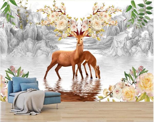 custom mural 3d po wallpaper modern fantasy forest deer landscape living room home decor for walls in rolls wallpapers
custom mural 3d po wallpaper modern fantasy forest deer landscape living room home decor for walls in rolls wallpapers