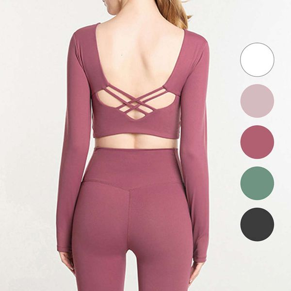 women tracksuit te t-shirt clothing autumn womens yoga fitns sports tights underwear cht pad stretch-shaped cross beautiful back, White
women tracksuit te t-shirt clothing autumn womens yoga fitns sports tights underwear cht pad stretch-shaped cross beautiful back, White