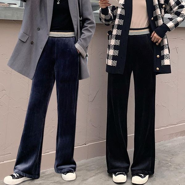 women's pants & capris trousers high waist for women korean style wide leg baggy black 2021 autumn pantalon femme k639 pph628, Black;white
women's pants & capris trousers high waist for women korean style wide leg baggy black 2021 autumn pantalon femme k639 pph628, Black;white