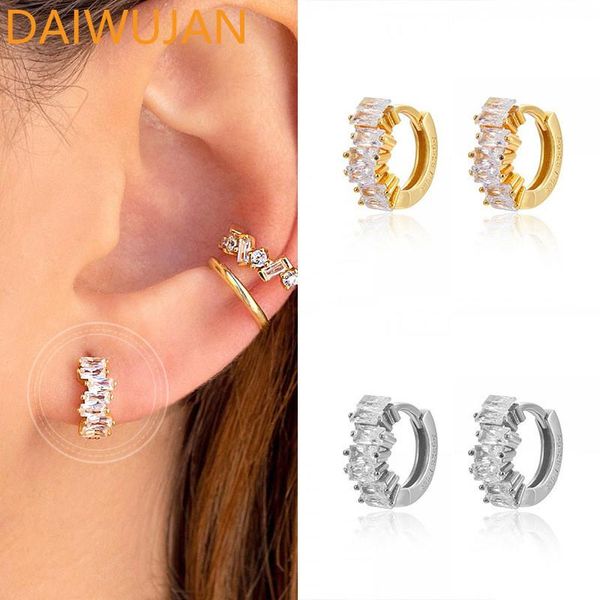 hoop & huggie daiwujan elegant irregular cuboidal zircon earrings for women 925 sterling silver crystals cartilage jewelry gift, Golden;silver
hoop & huggie daiwujan elegant irregular cuboidal zircon earrings for women 925 sterling silver crystals cartilage jewelry gift, Golden;silver