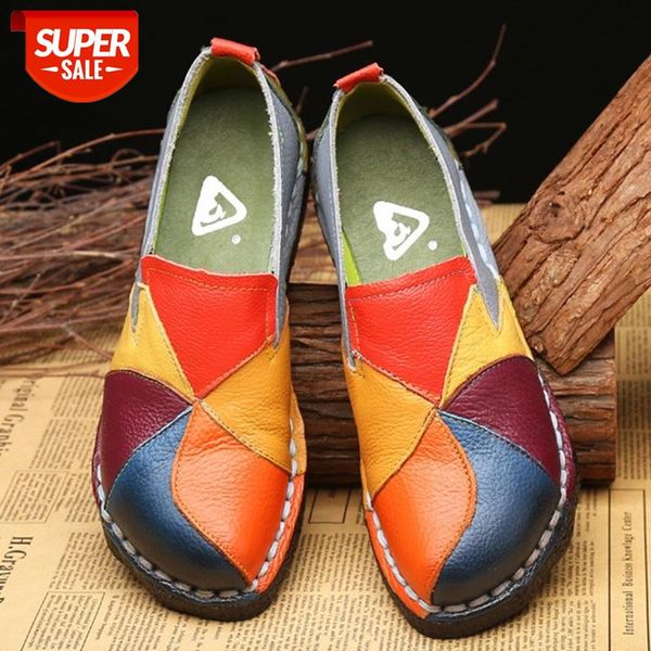Summer Flat Shoes Women Loafers Slip-On Ballet Flats Round Toe Ballerina Shoes Genuine Leather mocassin femme Zapatillas Mujer #cO1R
Summer Flat Shoes Women Loafers Slip-On Ballet Flats Round Toe Ballerina Shoes Genuine Leather mocassin femme Zapatillas Mujer #cO1R