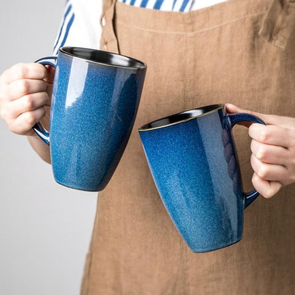 mugs a pair of niche retro couple cups, household large-capacity mugs, simple large water ceramic tall cups
mugs a pair of niche retro couple cups, household large-capacity mugs, simple large water ceramic tall cups