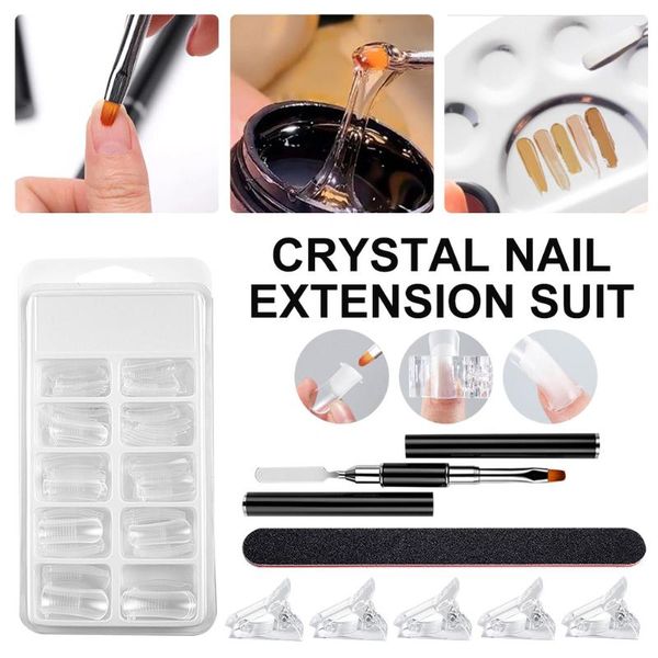 nail art kits dual-ended gel extension brush tool with tips file manicure double-ended design
nail art kits dual-ended gel extension brush tool with tips file manicure double-ended design