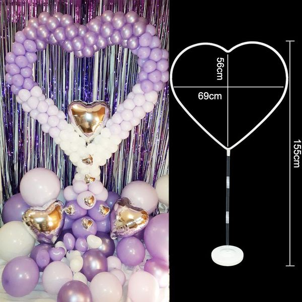 155cm heart shaped ballon stand diy balloons arch plastic column base latex balloon holder for wedding birthday party decoration
155cm heart shaped ballon stand diy balloons arch plastic column base latex balloon holder for wedding birthday party decoration