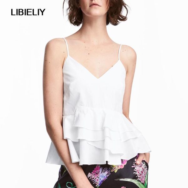 women's blouses & shirts off shoulder cascade lotus leaf edge blouse women nice summer fashion sleeveless and woman vintage female, White
women's blouses & shirts off shoulder cascade lotus leaf edge blouse women nice summer fashion sleeveless and woman vintage female, White