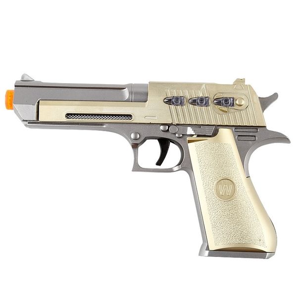 selling sand eagle flash vibration pistol simulation music light super cool children's toy electric gun
selling sand eagle flash vibration pistol simulation music light super cool children's toy electric gun