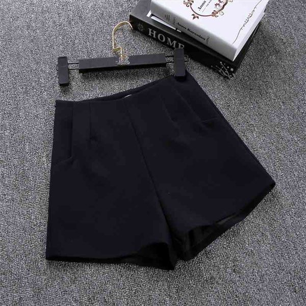 women summer high waist a-line shorts casual suit shorts women solid color short pants ladies 717408, White;black
women summer high waist a-line shorts casual suit shorts women solid color short pants ladies 717408, White;black