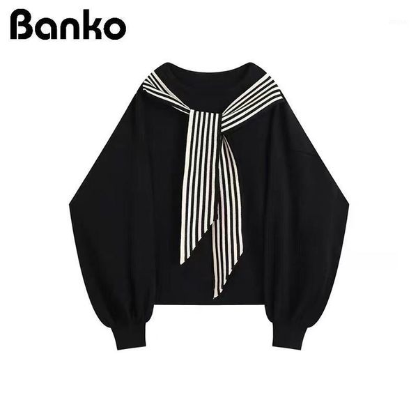 vintage bow collar thicken sweaters sweatshirt women 2021 autumn winter korean long sleeve pullover female o-neck warm women's, White;black
vintage bow collar thicken sweaters sweatshirt women 2021 autumn winter korean long sleeve pullover female o-neck warm women's, White;black