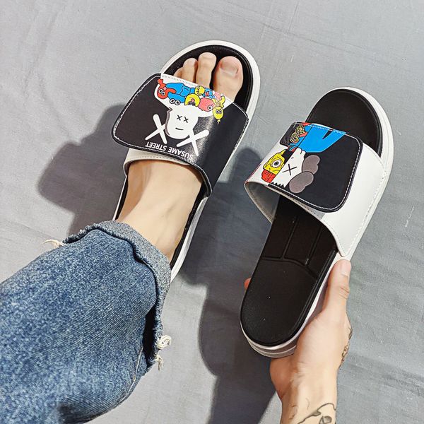 big size casual women fashion slippers hook and loop cartoon women casual slides streetwear couple slippers, Black
big size casual women fashion slippers hook and loop cartoon women casual slides streetwear couple slippers, Black