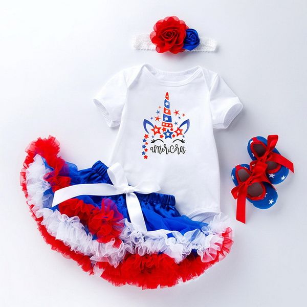 clothing sets summer baby girls 4-pcs cartoon unicorn bodysuit + tutu skirt headwear shoes outfits children jumpsuit e073 5zra, White
clothing sets summer baby girls 4-pcs cartoon unicorn bodysuit + tutu skirt headwear shoes outfits children jumpsuit e073 5zra, White