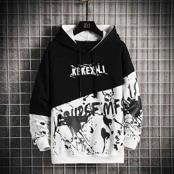 women's hoodies & sweatshirts patchwork mens hoodie streetwear sweatshirt hip hop printed color block male fashion tb2x, Black
women's hoodies & sweatshirts patchwork mens hoodie streetwear sweatshirt hip hop printed color block male fashion tb2x, Black