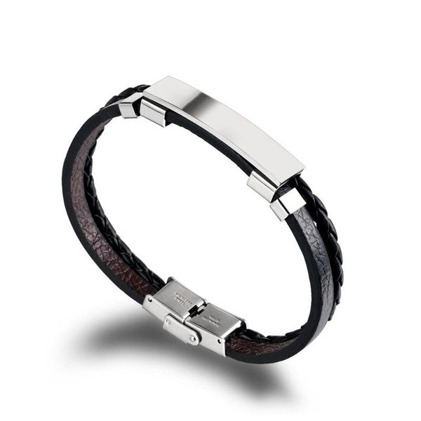 charm bracelets kaimin trendy genuine leather anime multilayer black bracelet stainless steel wristband men women bangles jewelry wholesale, Golden;silver
charm bracelets kaimin trendy genuine leather anime multilayer black bracelet stainless steel wristband men women bangles jewelry wholesale, Golden;silver