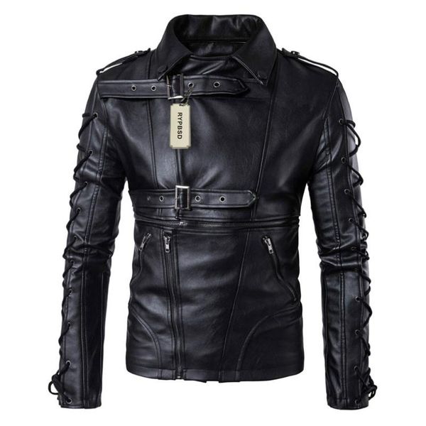 autumn winter leather jackets men fashion streetwear punk male jacket jaquetas drawstrings motorcycle men's fur & faux, Black
autumn winter leather jackets men fashion streetwear punk male jacket jaquetas drawstrings motorcycle men's fur & faux, Black