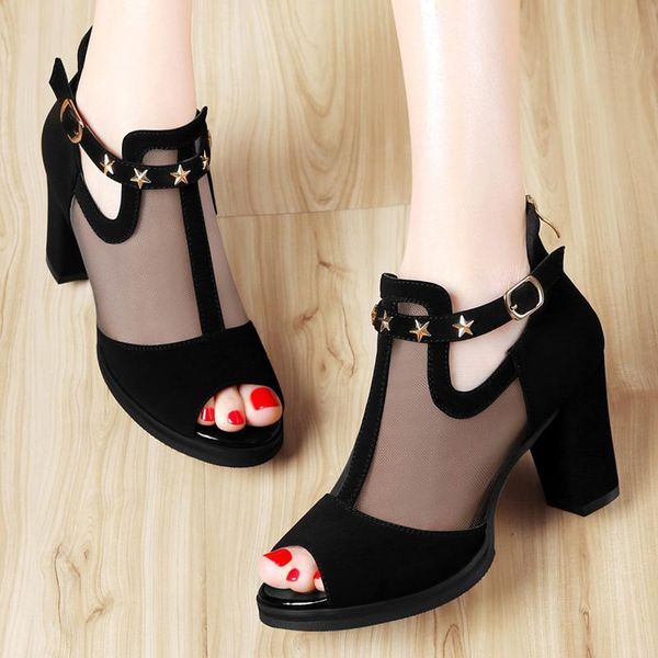 dress shoes summer square high heels flock pointed sandals female sandalias mujer zapatos pumps 2021 femeninas, Black
dress shoes summer square high heels flock pointed sandals female sandalias mujer zapatos pumps 2021 femeninas, Black