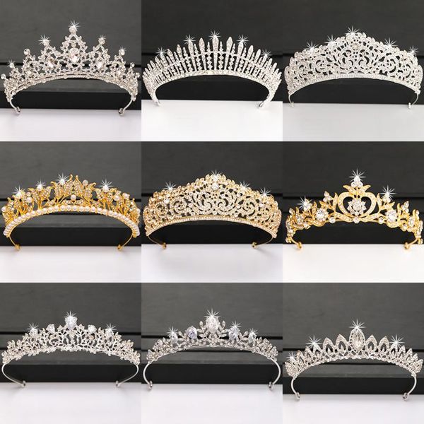 hair clips & barrettes silver color crown and tiara accessories for women wedding bridal crystal rhinestone diadema, Golden;silver
hair clips & barrettes silver color crown and tiara accessories for women wedding bridal crystal rhinestone diadema, Golden;silver