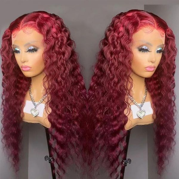 lace wigs burgundy colored curly13x6 human hair #99j brazilian frontal closure for woman deep wave 99j remy, Black;brown
lace wigs burgundy colored curly13x6 human hair #99j brazilian frontal closure for woman deep wave 99j remy, Black;brown