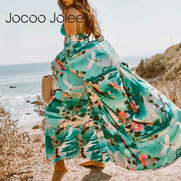 red-crowned crane print women long cardigan swimwear oversize beach boho flare sleeve holiday bikini outing swimwear blouse 210619, White
red-crowned crane print women long cardigan swimwear oversize beach boho flare sleeve holiday bikini outing swimwear blouse 210619, White